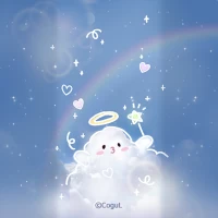 카카오톡 테마 - 큐트 구름 천사