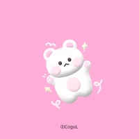 카카오톡 테마 - 꼬미 핑크 3D