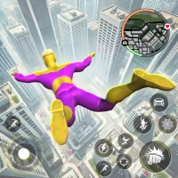 Super Rope Hero: Flying City