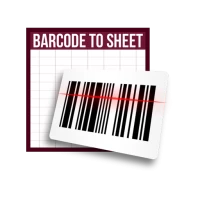 Barcode to Sheet